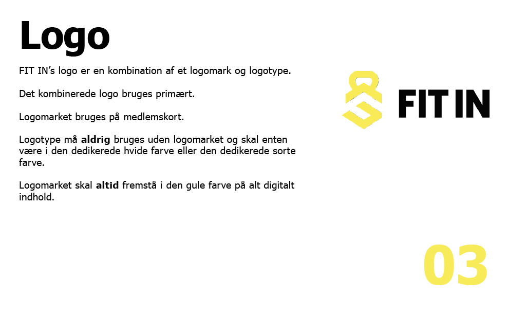 Billede af logo side i designmanual