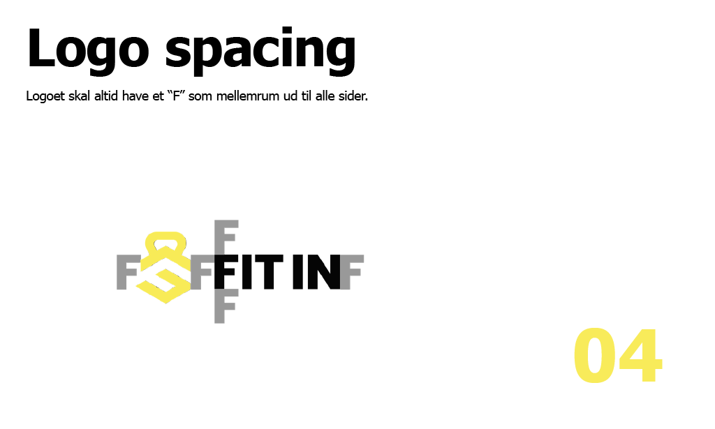 Billede af Logo spacing side i designmanual